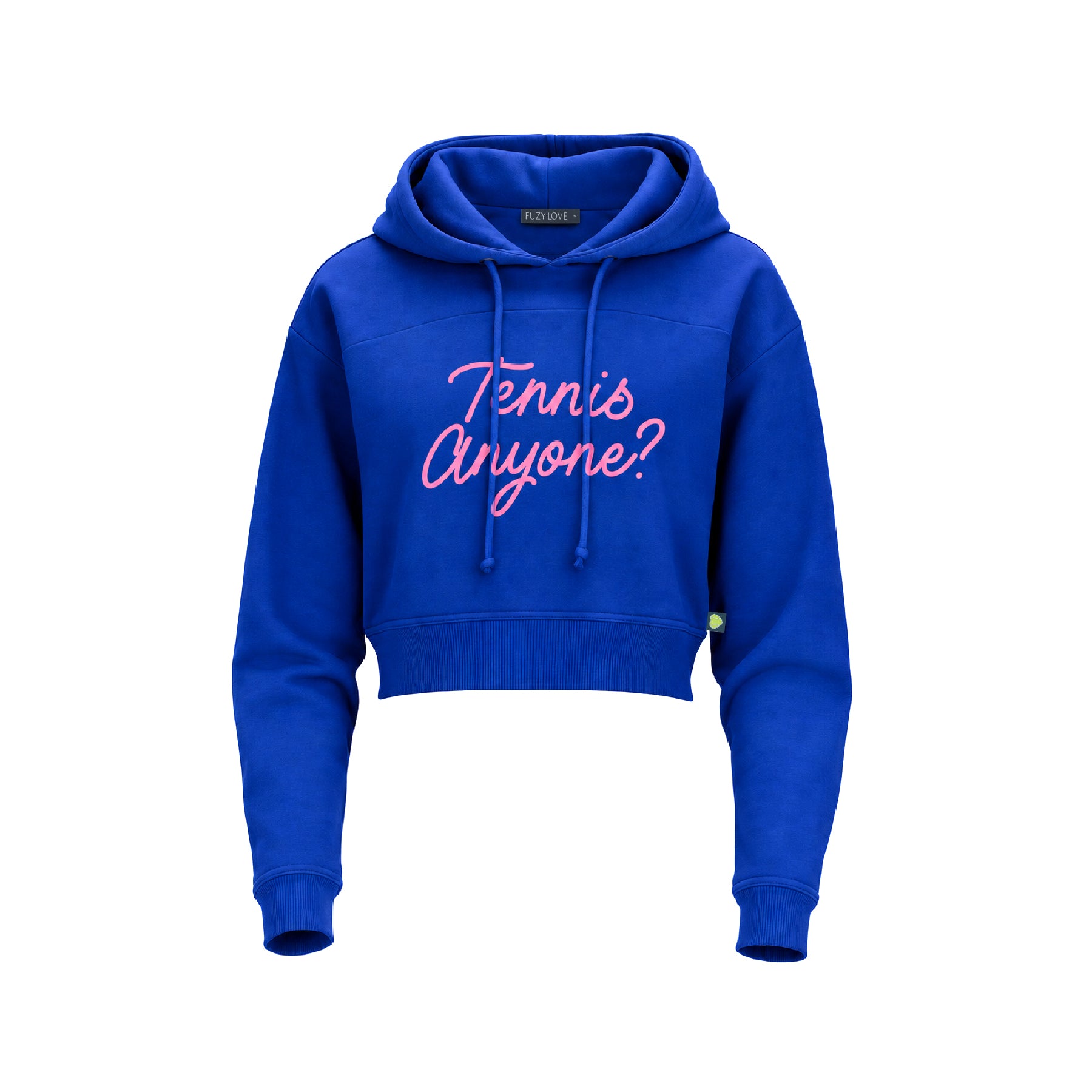 Tennis Anyone? Cropped Hoodie