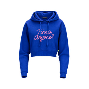 Tennis Anyone? Cropped Hoodie