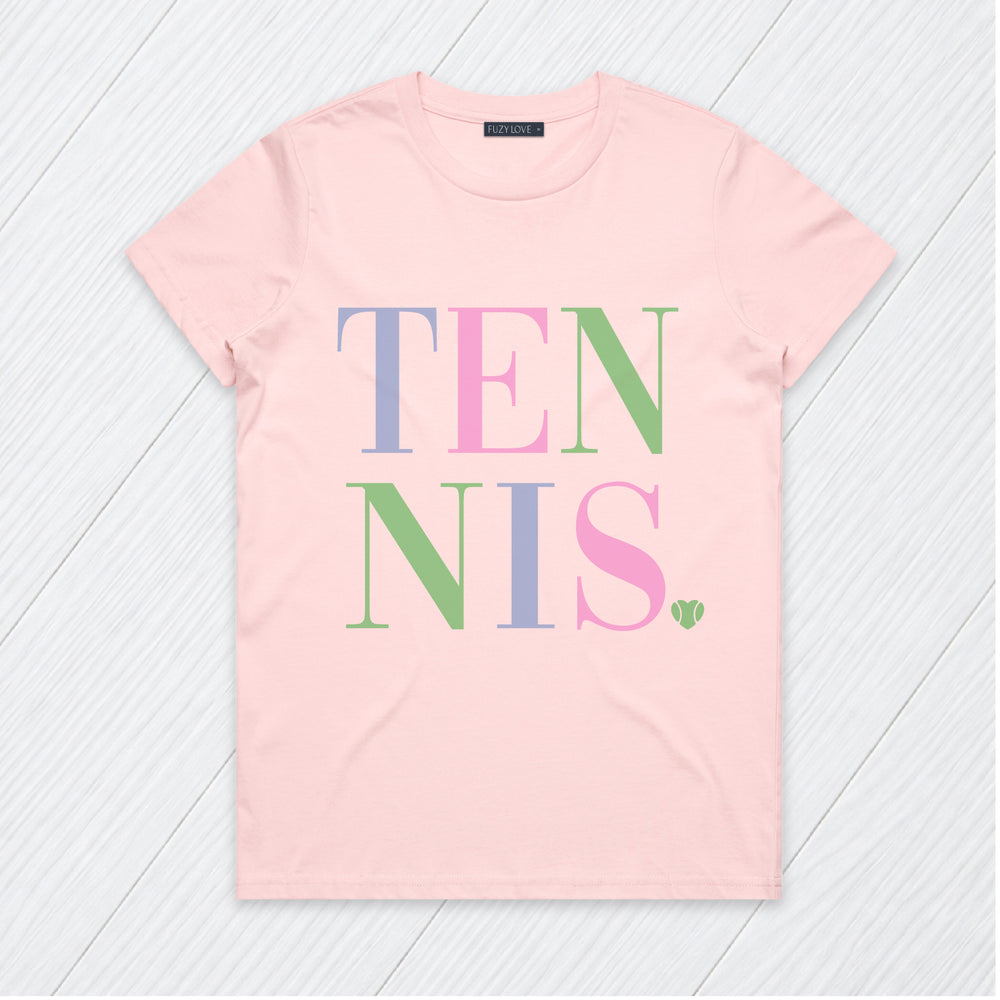 Colorful Tennis Tee