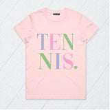 Colorful Tennis Tee