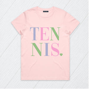 Colorful Tennis Tee