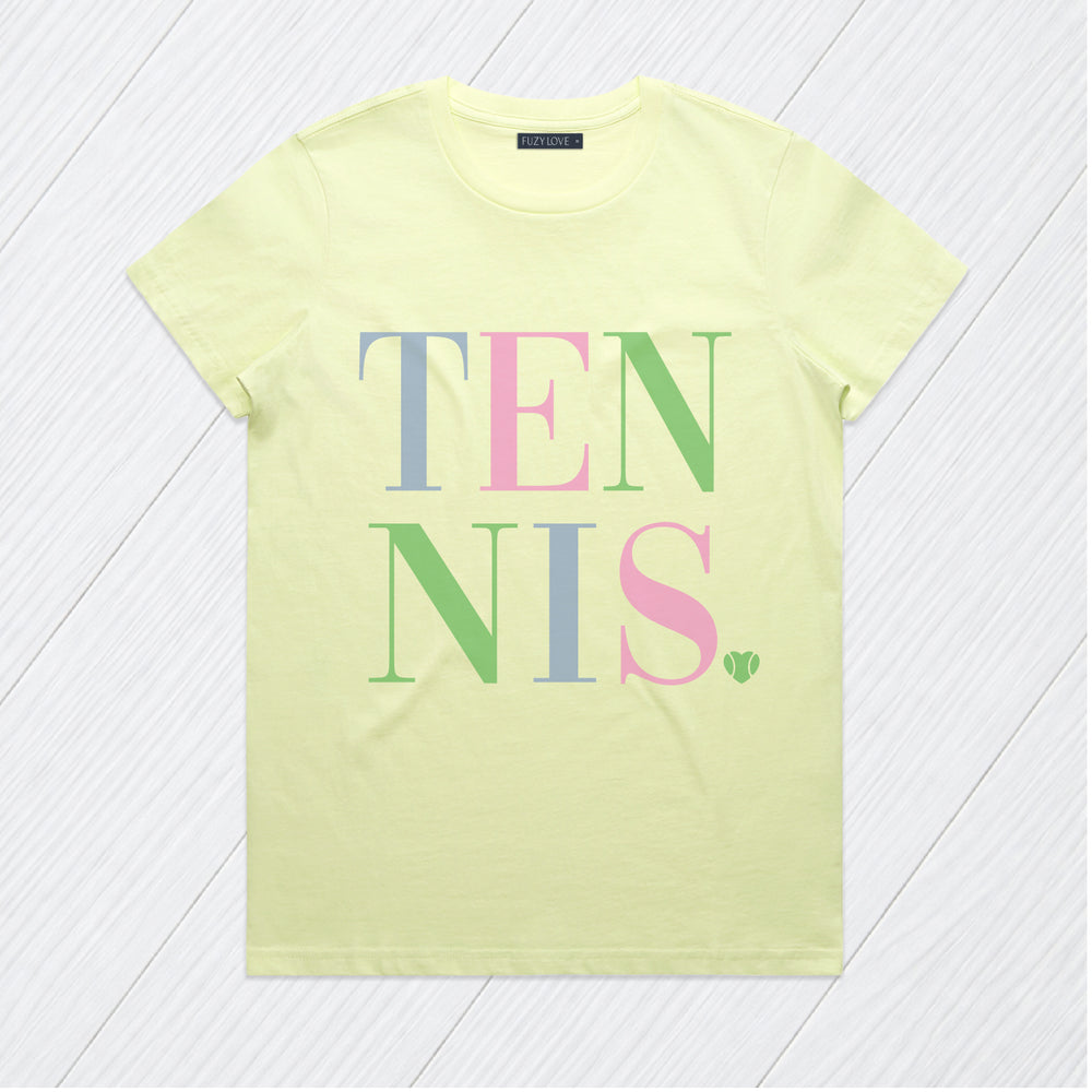 Colorful Tennis Tee