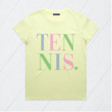 Colorful Tennis Tee