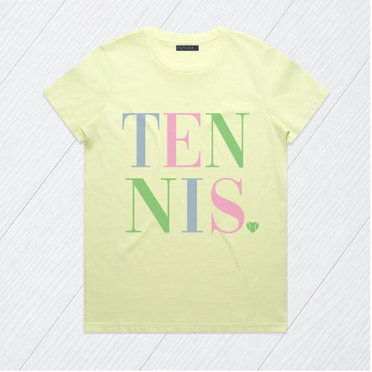 Colorful Tennis Tee