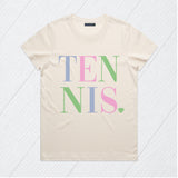 Colorful Tennis Tee