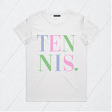 Colorful Tennis Tee