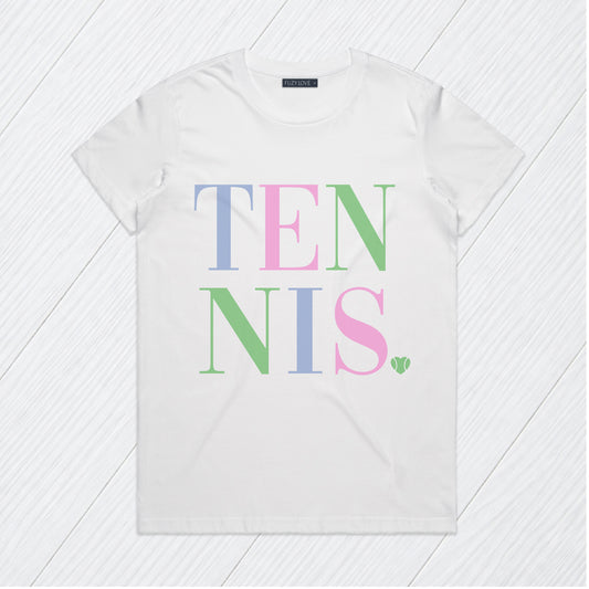 Colorful Tennis Tee