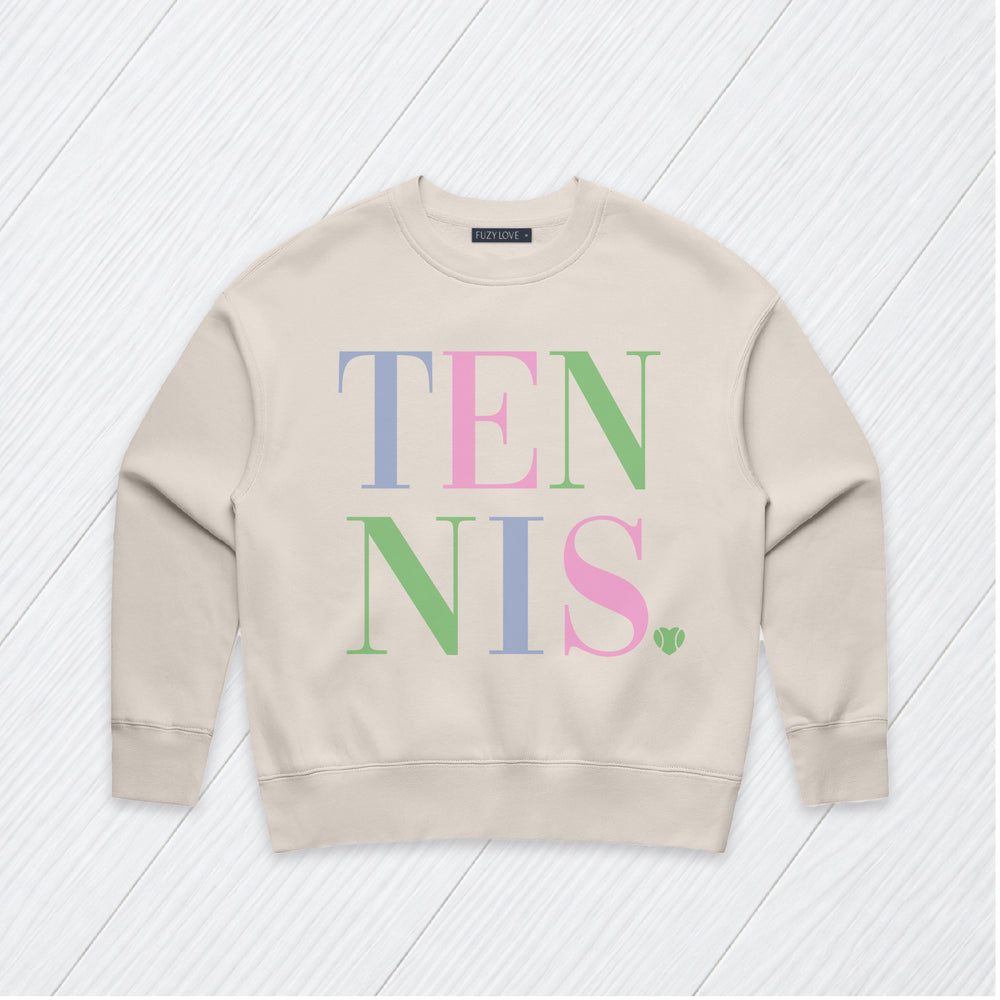 Colorful Tennis Sweatshirt