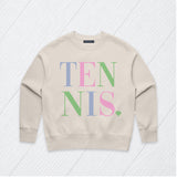Colorful Tennis Sweatshirt