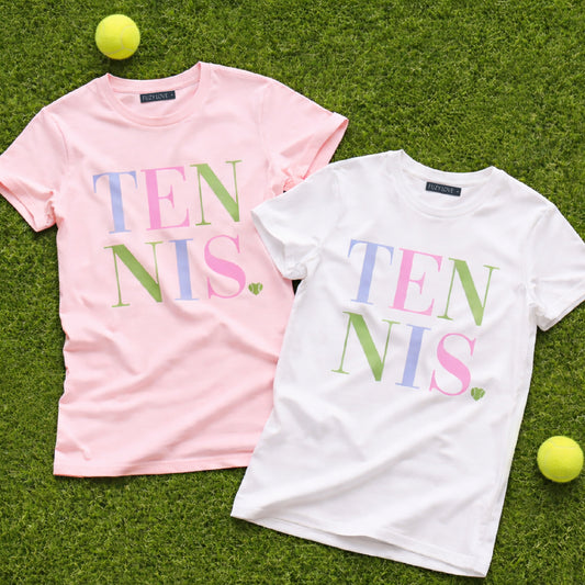 Colorful Tennis Tee