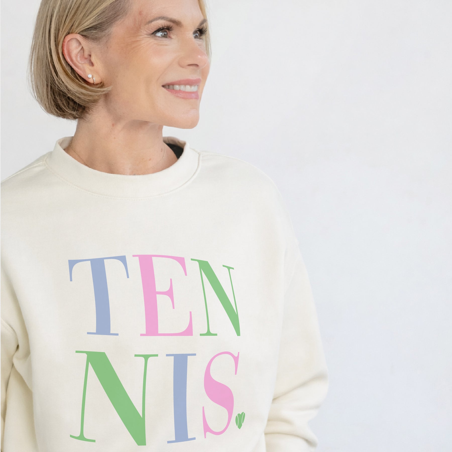 Colorful Tennis Sweatshirt
