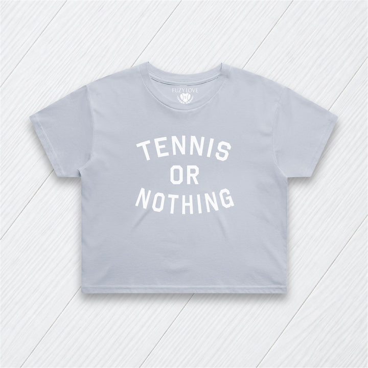 Tennis or Nothing Crop Tee