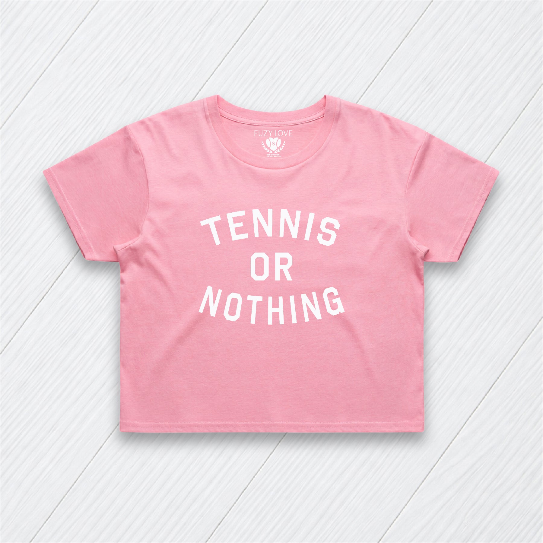 Tennis or Nothing Crop Tee