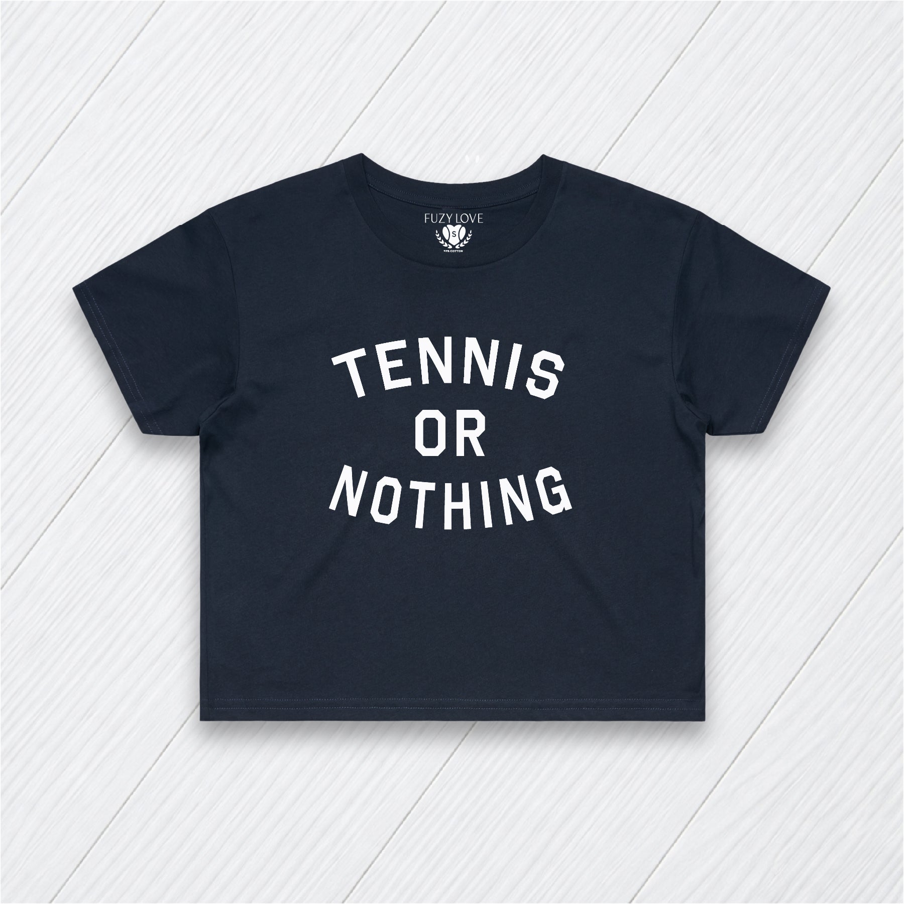 Tennis or Nothing Crop Tee