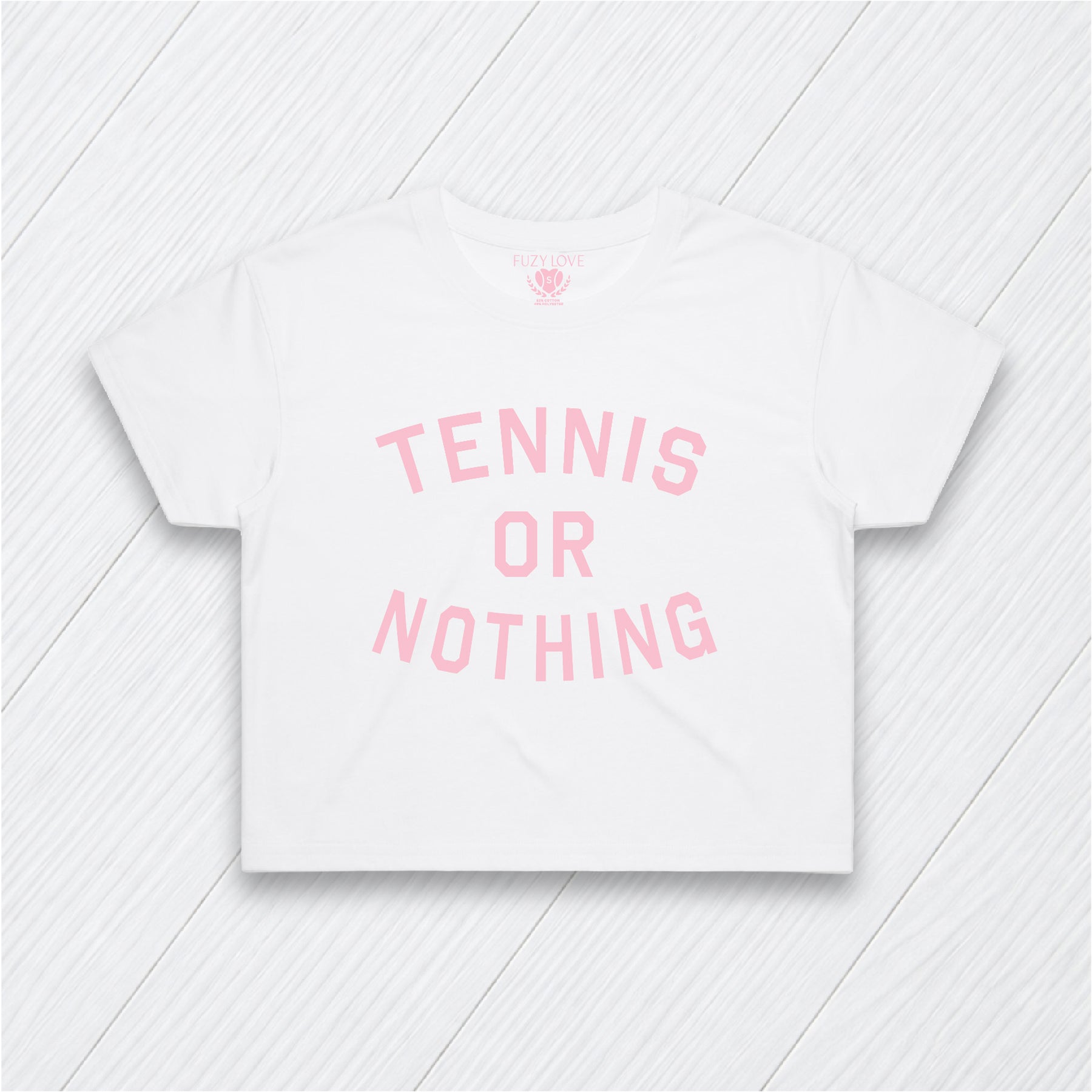 Tennis or Nothing Crop Tee