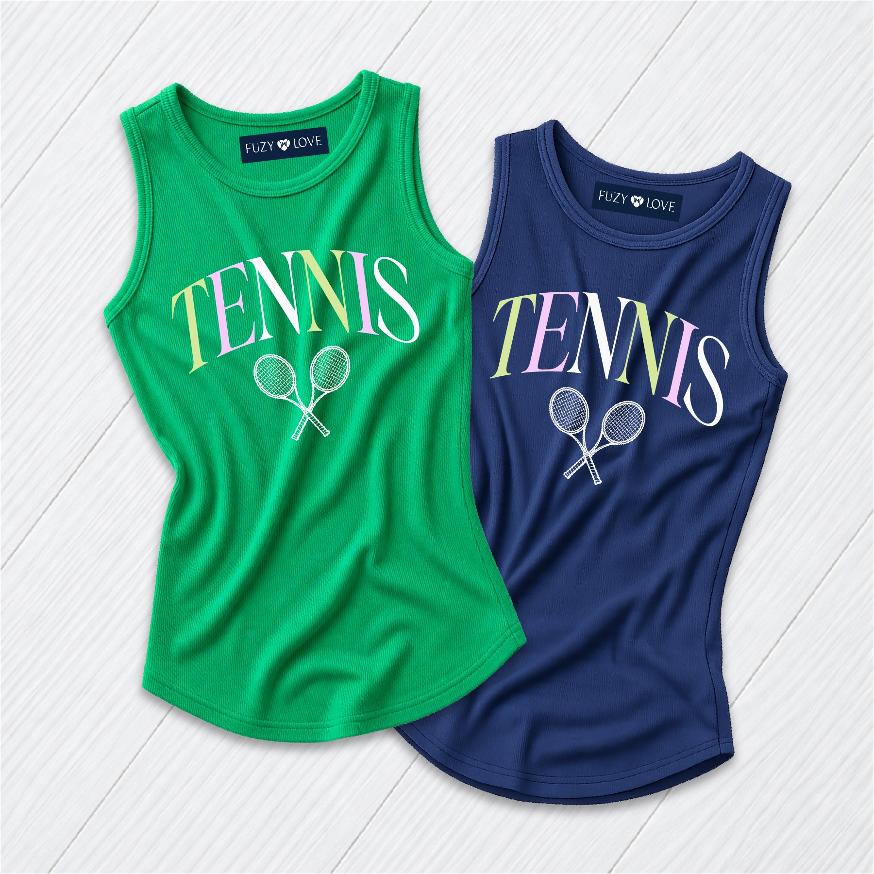 Multi Color Tennis Tank