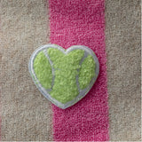 Terry Cloth Pouch with Heart