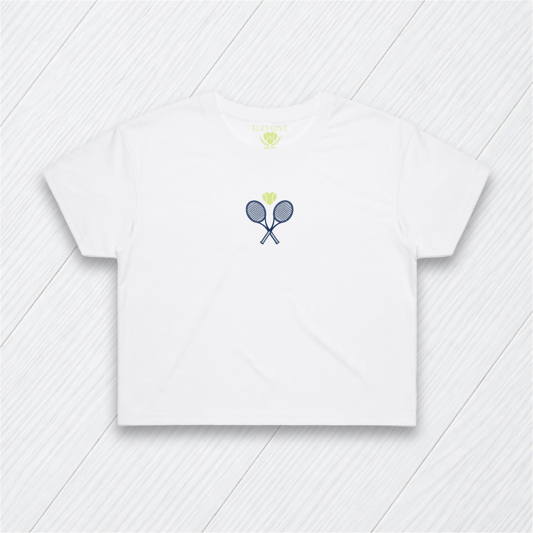 Tiny Racket and Heart  Tee