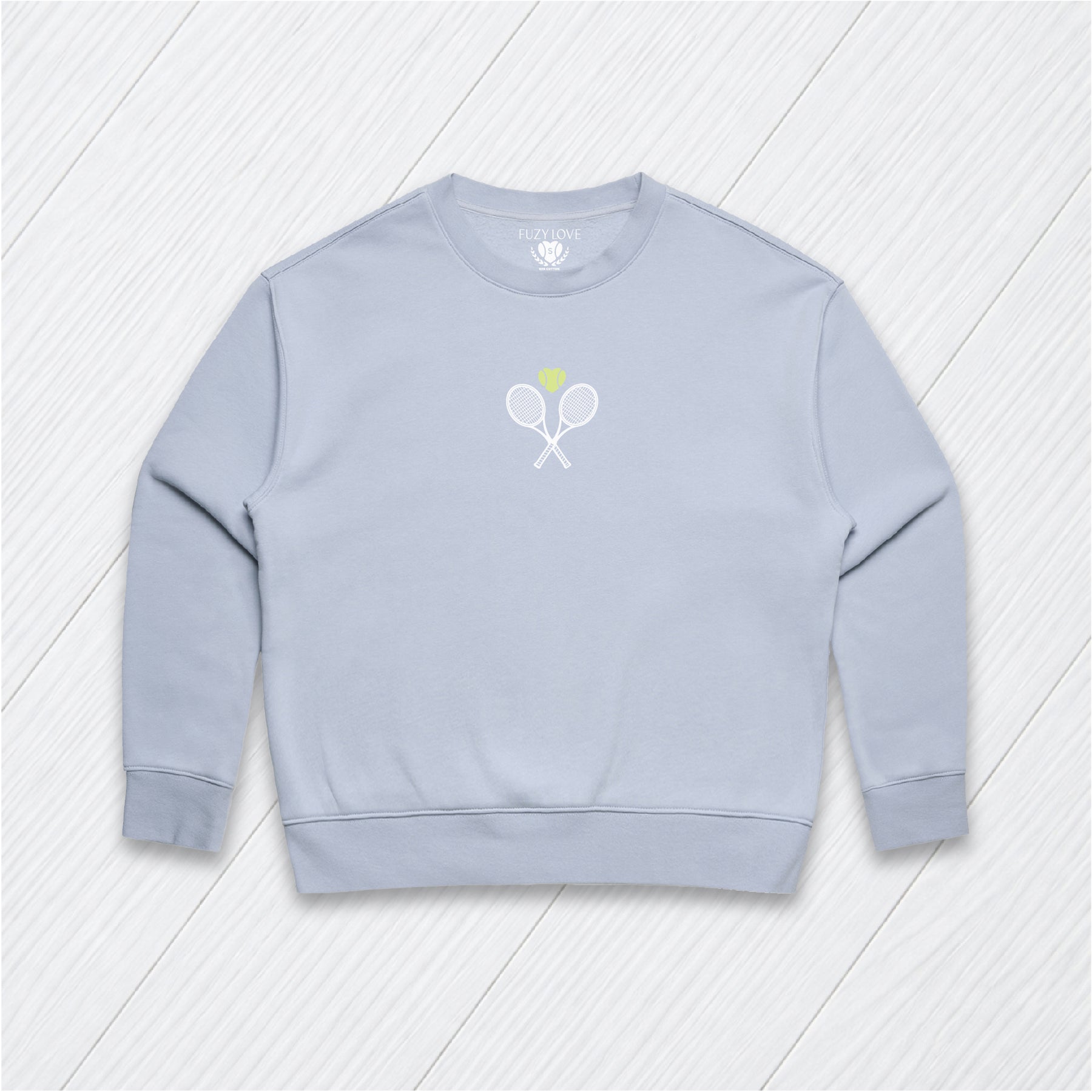 Tiny Racket and Heart Sweatshirt