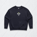 Tiny Racket and Heart Sweatshirt