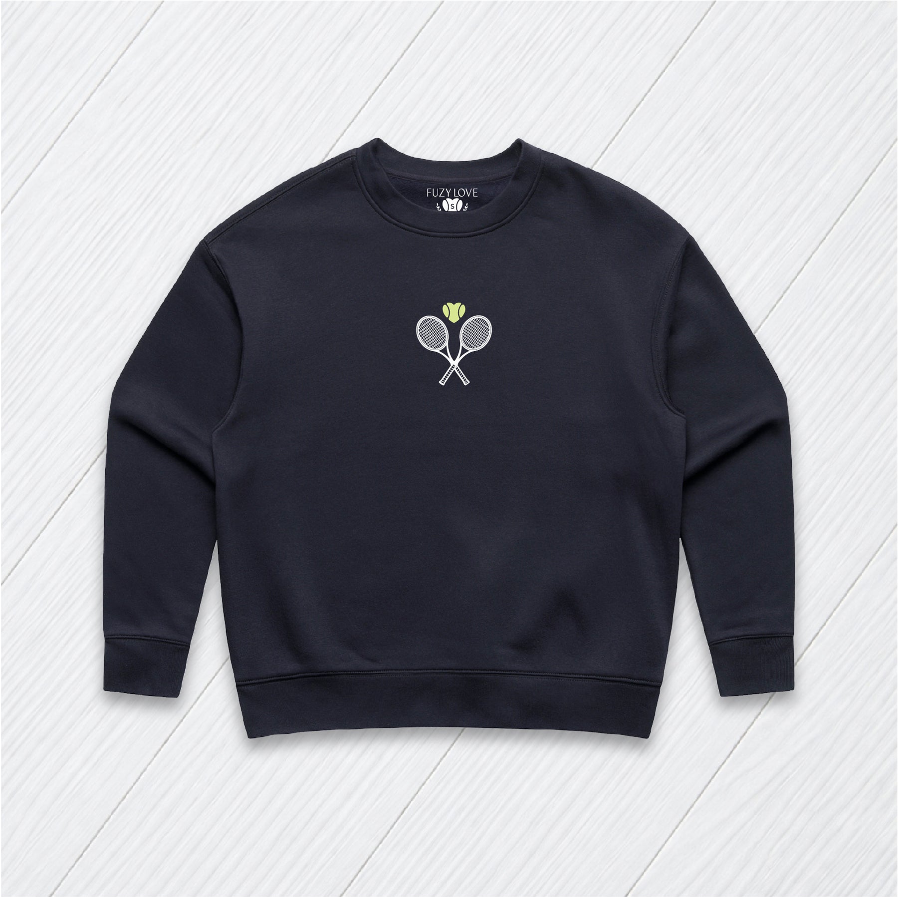 Tiny Racket and Heart Sweatshirt