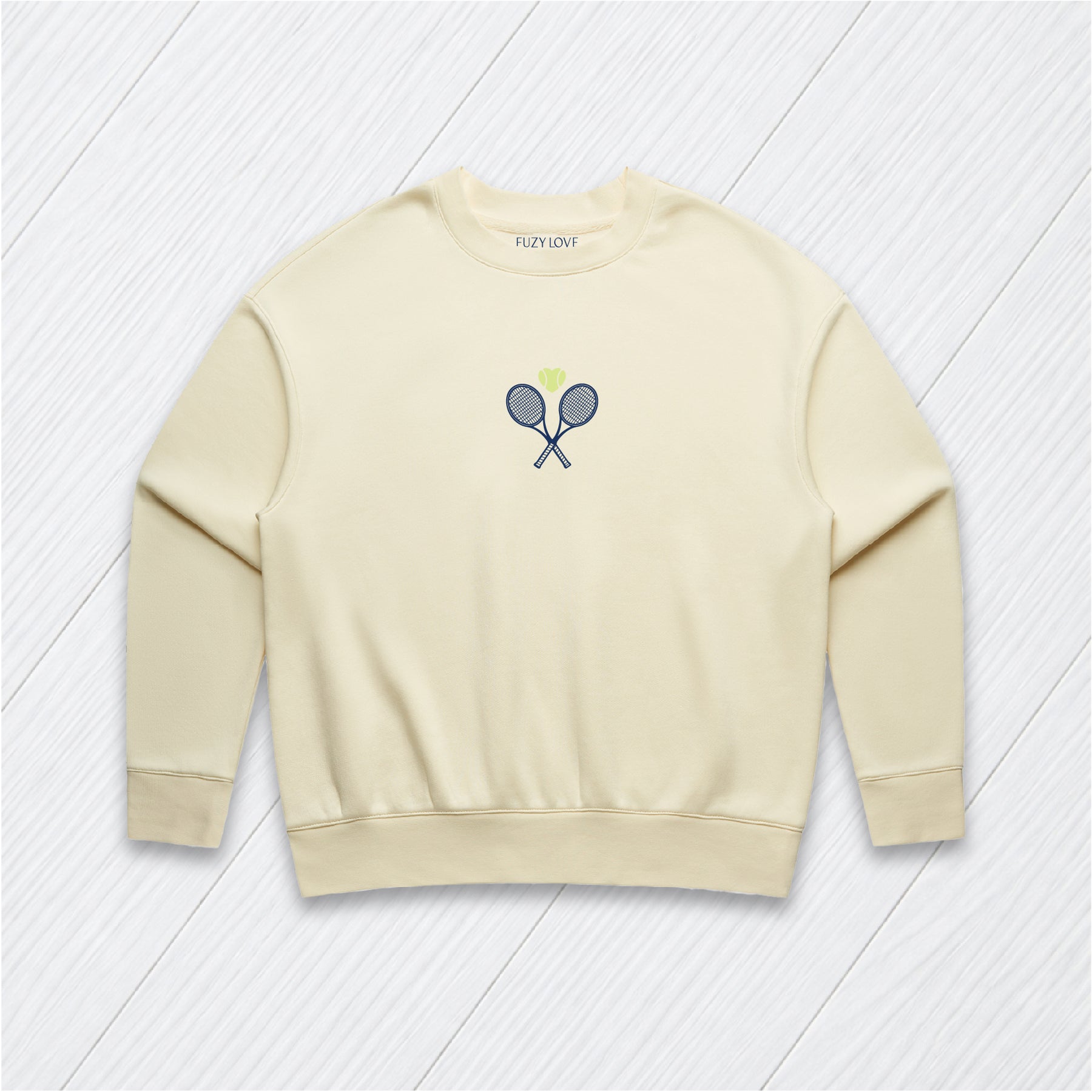 Tiny Racket and Heart Sweatshirt