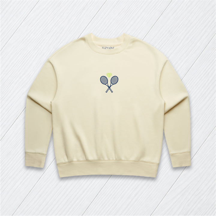 Tiny Racket and Heart Sweatshirt