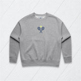 Tiny Racket and Heart Sweatshirt