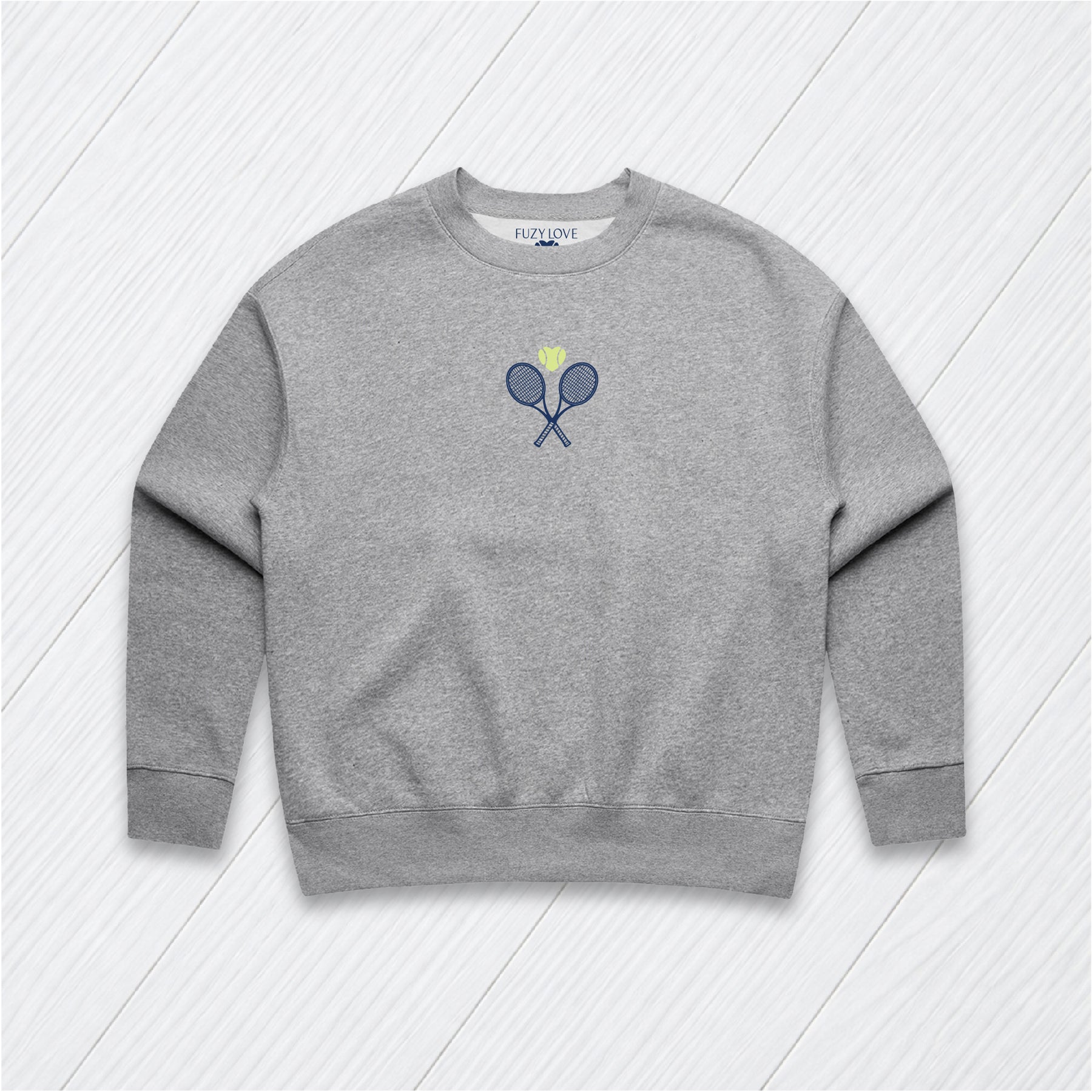 Tiny Racket and Heart Sweatshirt