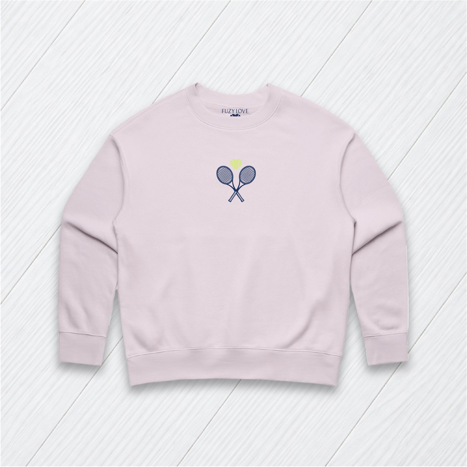 Tiny Racket and Heart Sweatshirt