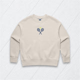 Tiny Racket and Heart Sweatshirt