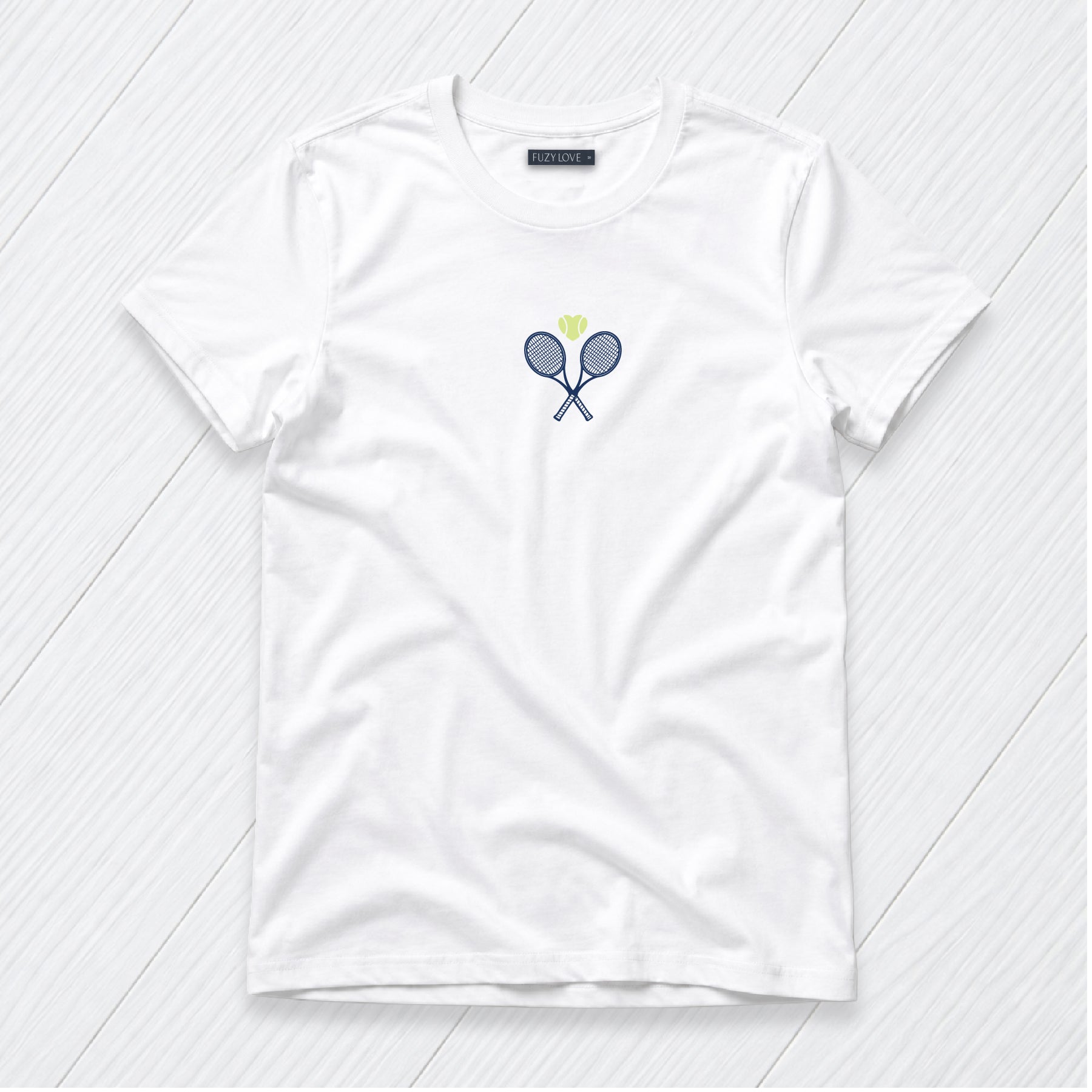 Tiny Racket and Heart Tee