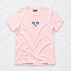 Tiny Racket and Heart Tee