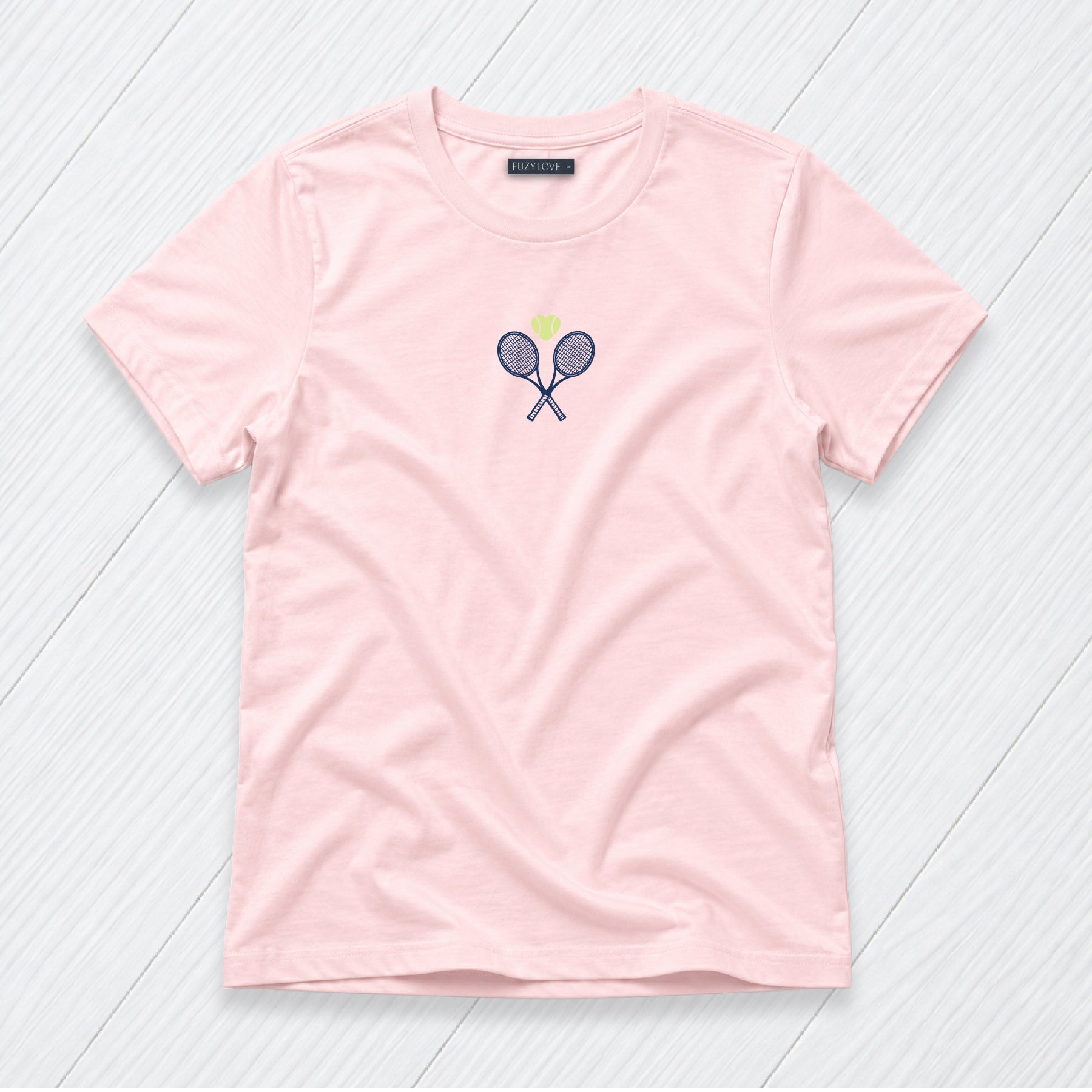 Tiny Racket and Heart Tee