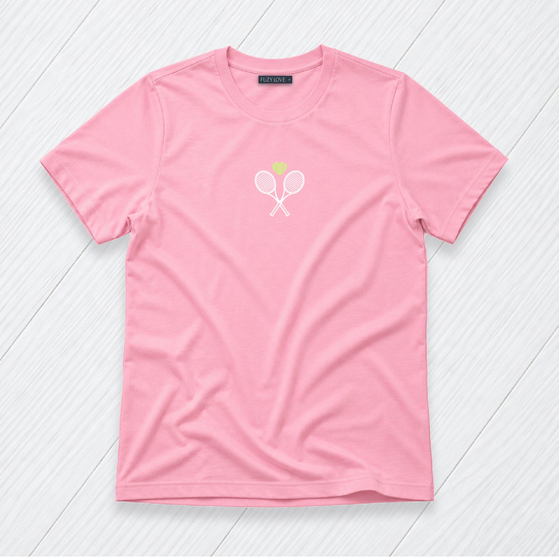 Tiny Racket and Heart Tee