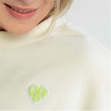 Lux Love Crew Chenille Heart