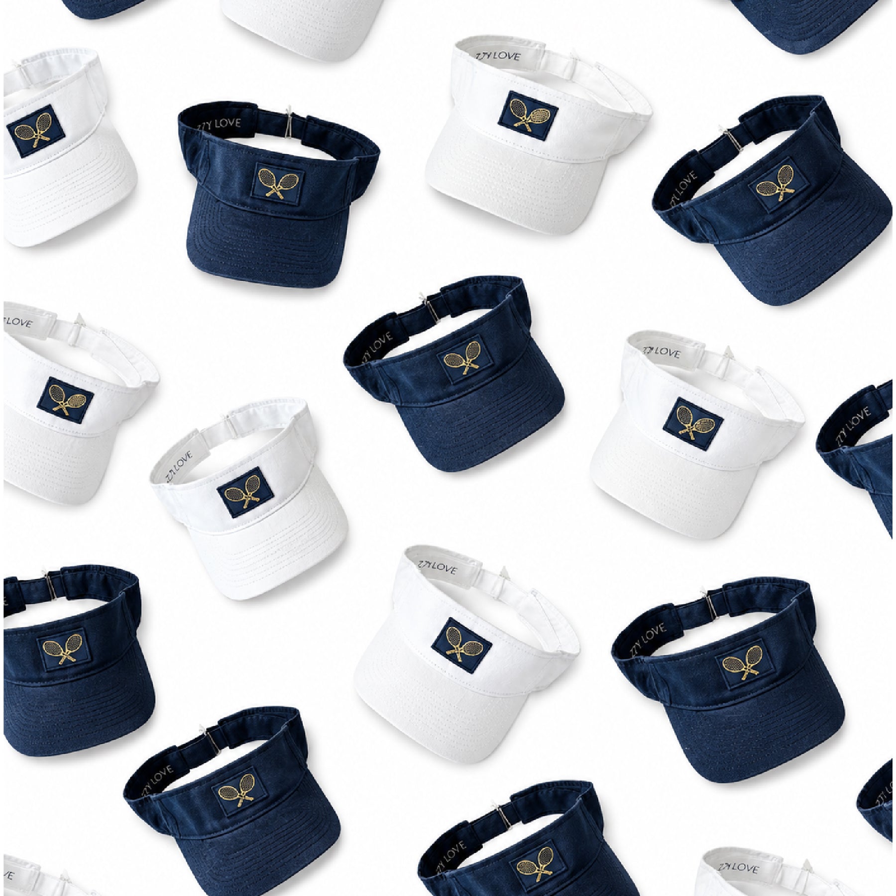 Fuzy Love Classic Twill Visor White